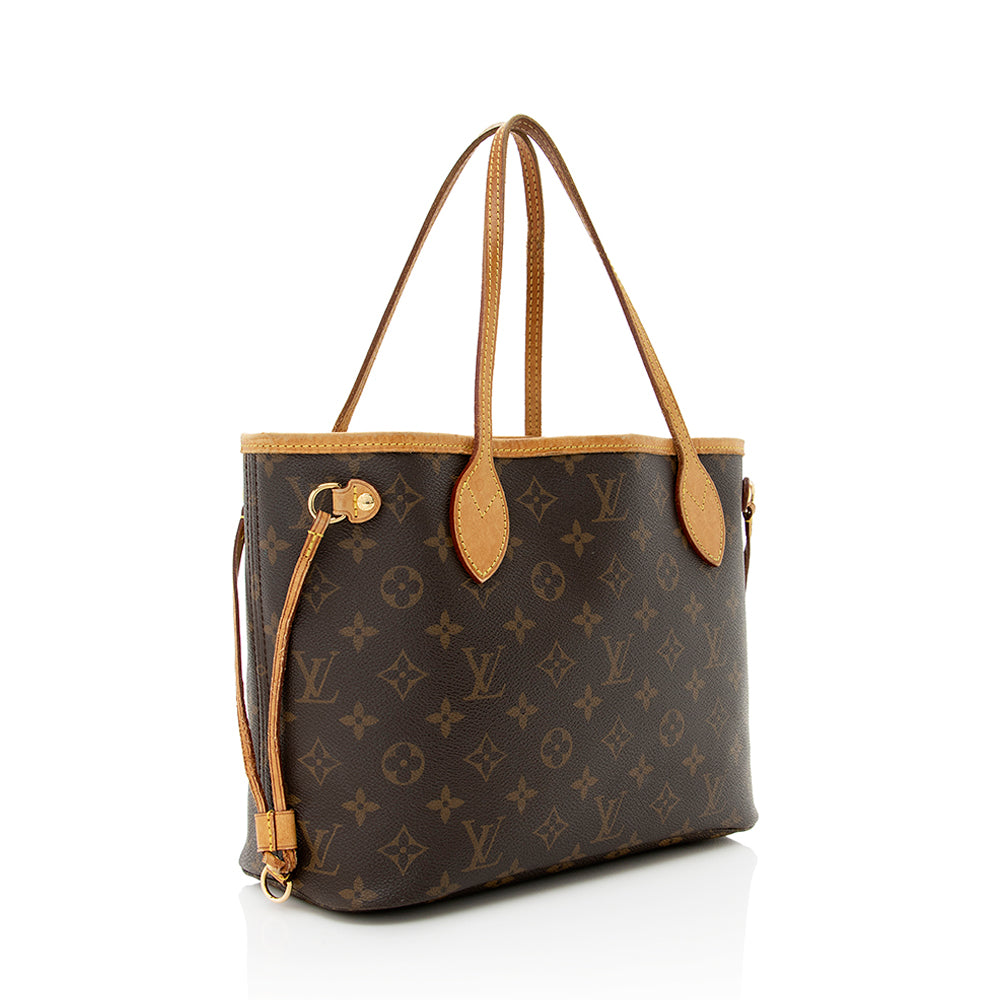 Louis Vuitton Monogram Canvas Neverfull PM Tote (SHF-18928)