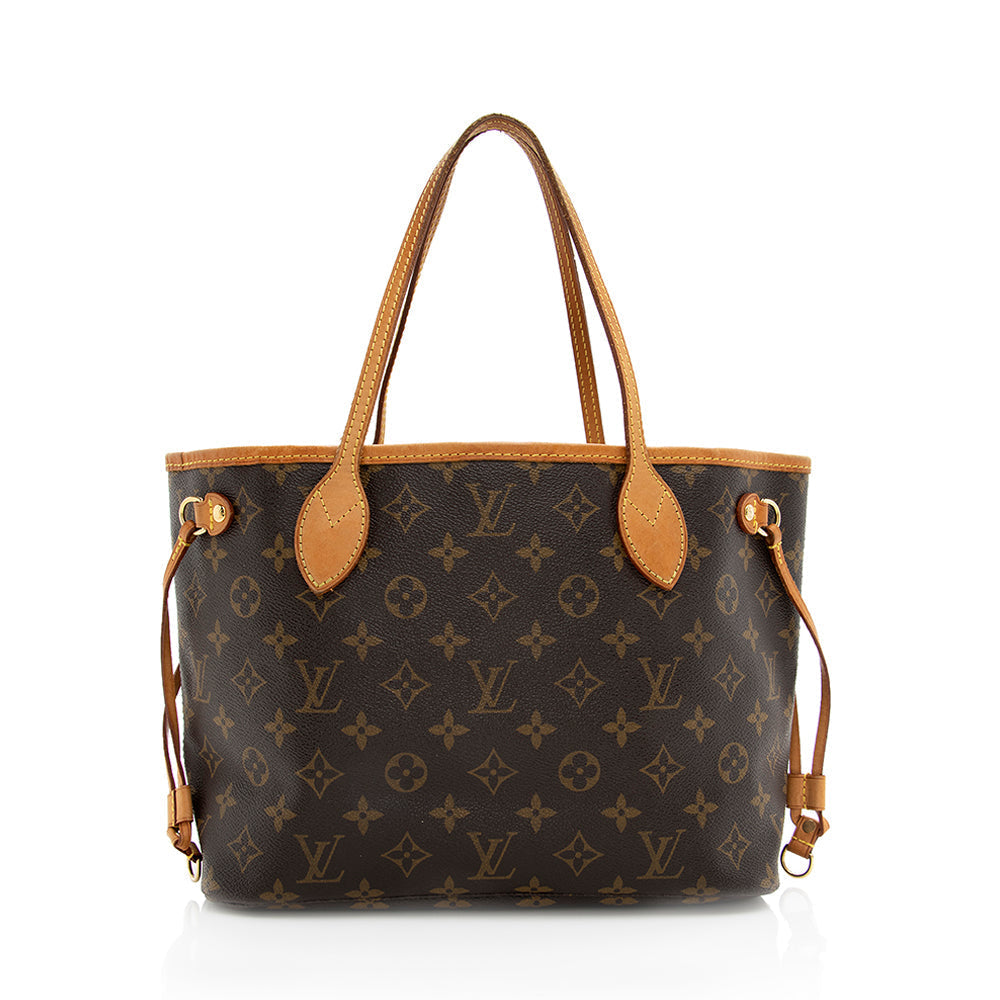 Louis Vuitton Monogram Canvas Neverfull PM Tote (SHF-19115)