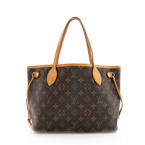 Louis Vuitton Monogram Canvas Neverfull PM Tote (SHF-19115)