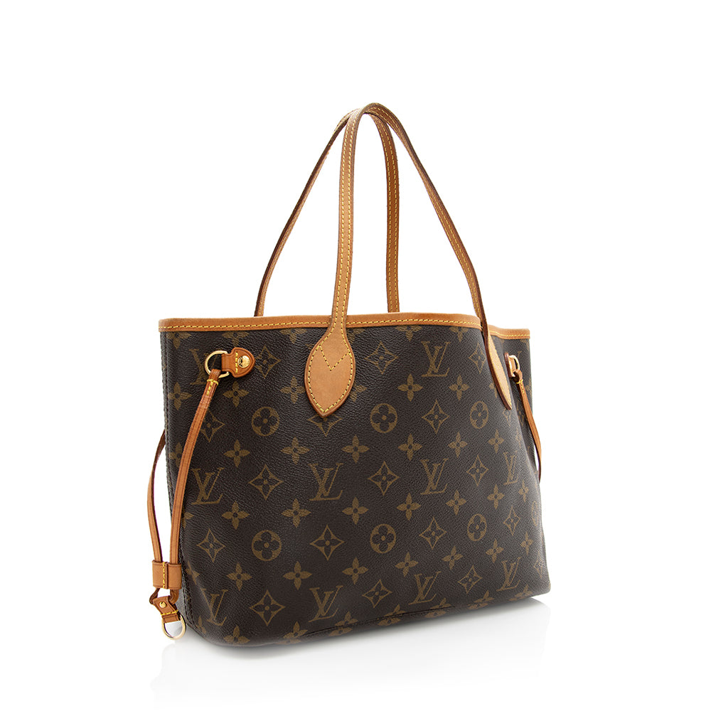Louis Vuitton Monogram Canvas Neverfull PM Tote (SHF-19115)