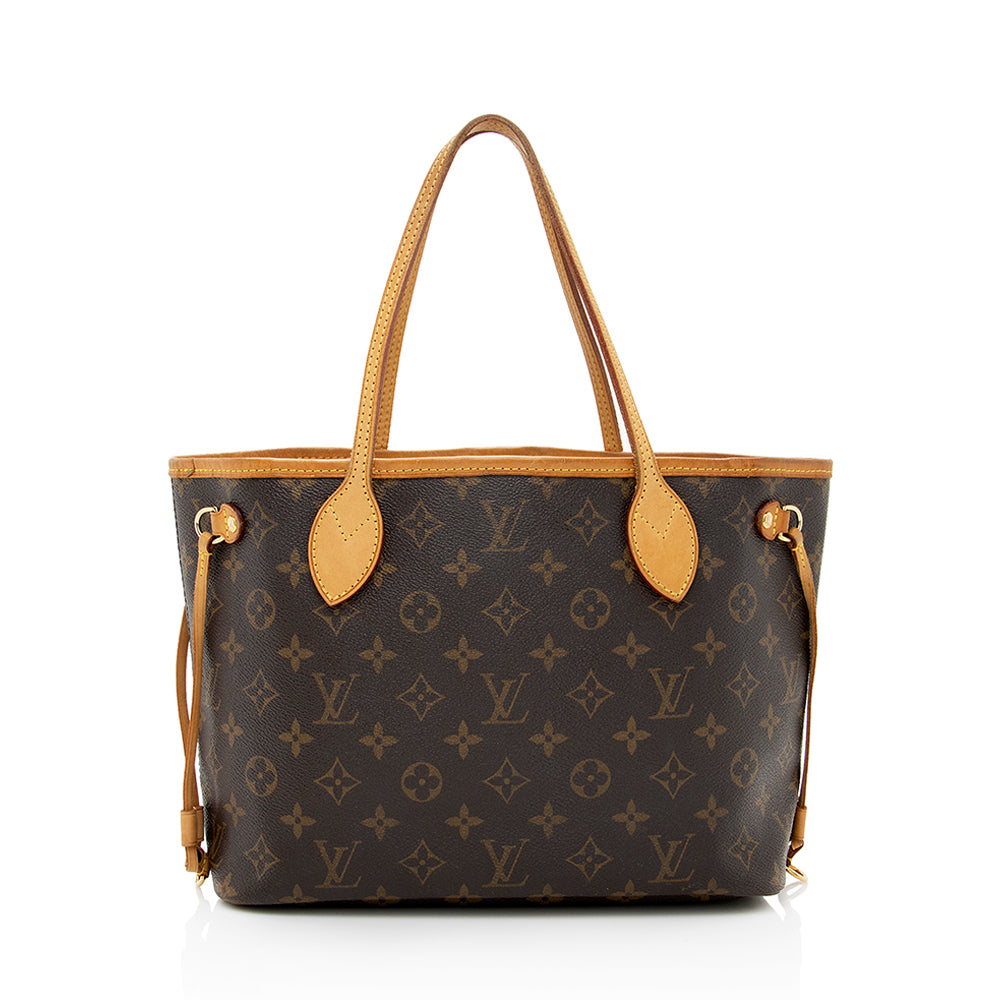 Louis Vuitton Monogram Canvas Neverfull PM Tote (SHF-19121)
