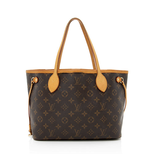 Louis Vuitton Monogram Canvas Neverfull PM Tote (SHF-19121)