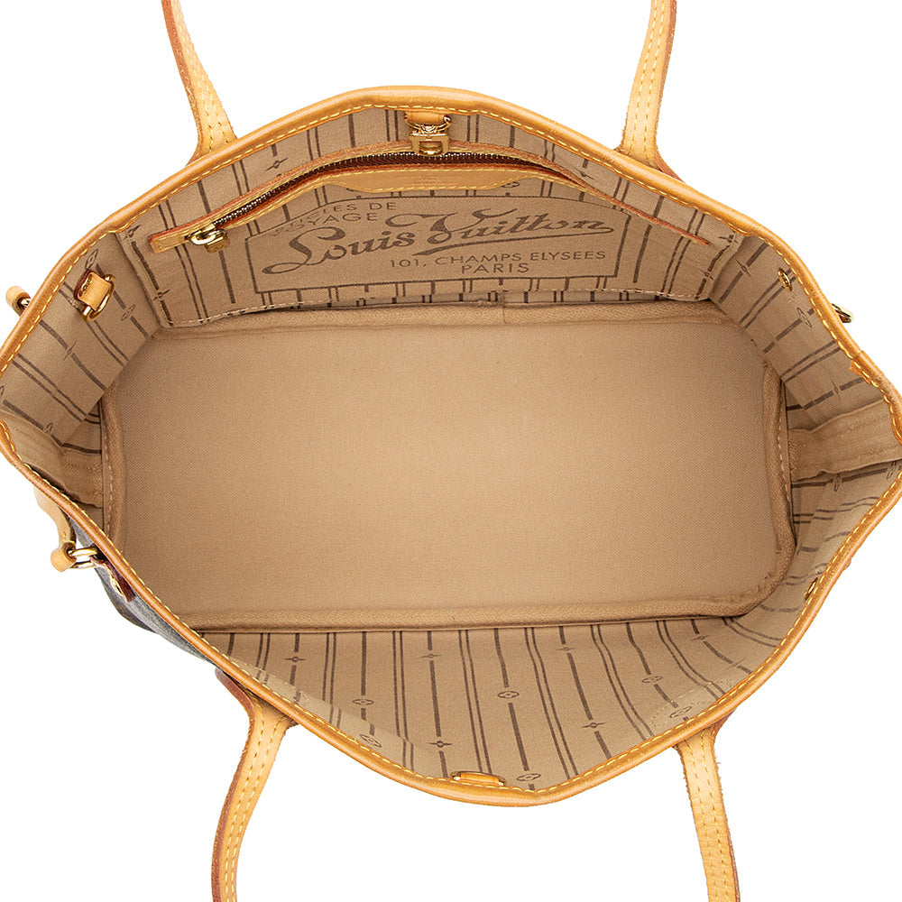 Louis Vuitton Monogram Canvas Neverfull PM Tote (SHF-19121)