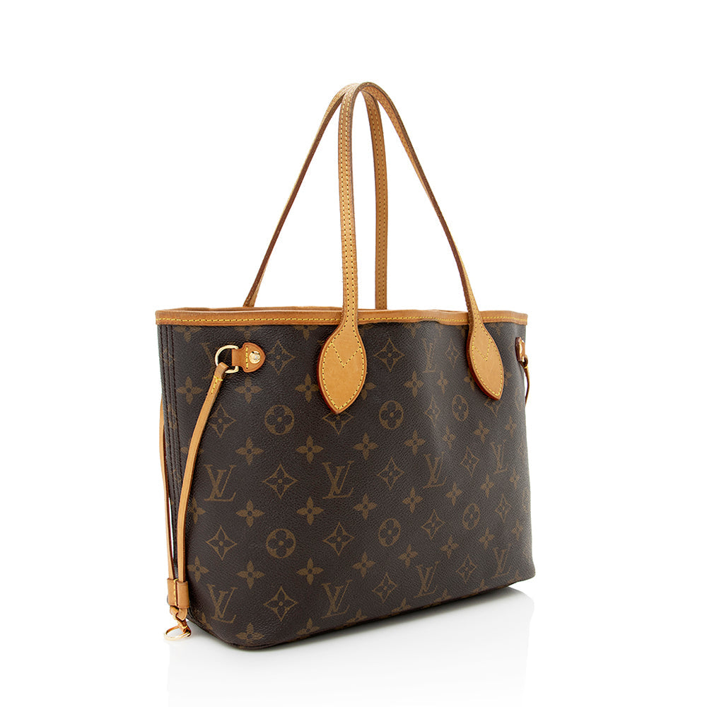 Louis Vuitton Monogram Canvas Neverfull PM Tote (SHF-19121)