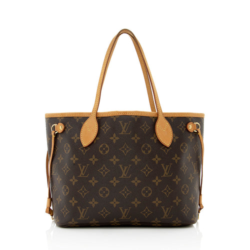 Louis Vuitton Monogram Canvas Neverfull PM Tote (SHF-18944)