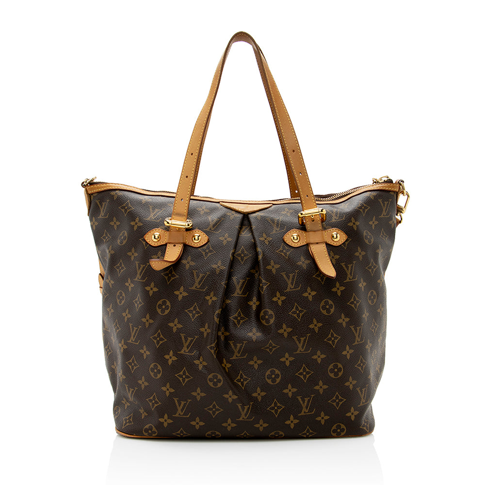 Louis Vuitton Monogram Canvas Palermo GM Tote (SHF-19027)