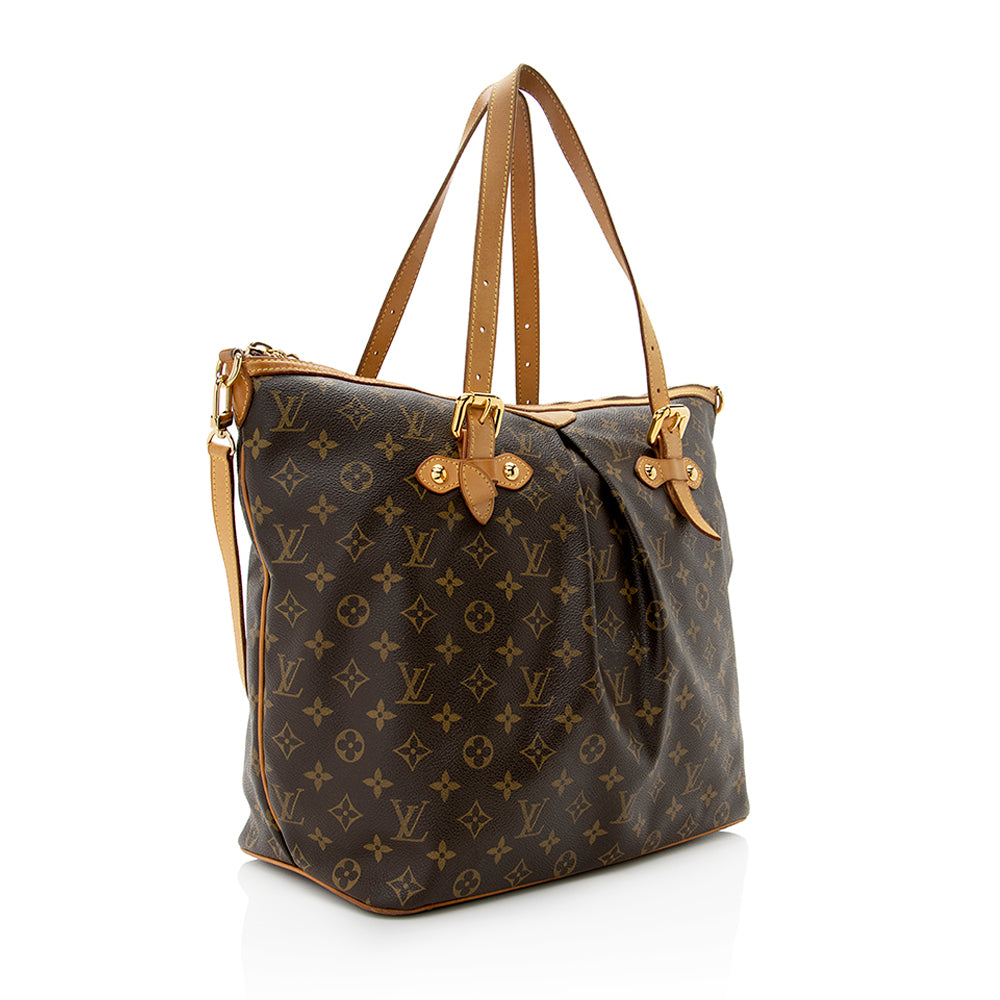 Louis Vuitton Monogram Canvas Palermo GM Tote (SHF-19027)