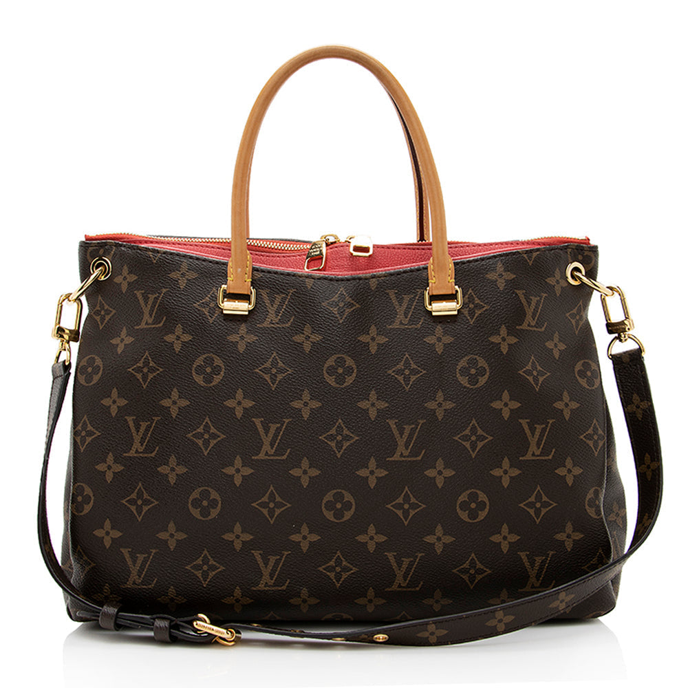 Louis Vuitton Monogram Canvas Pallas Satchel - FINAL SALE (SHF-19061)