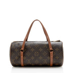 Louis Vuitton Monogram Canvas Papillon 26 Satchel (SHF-13158)