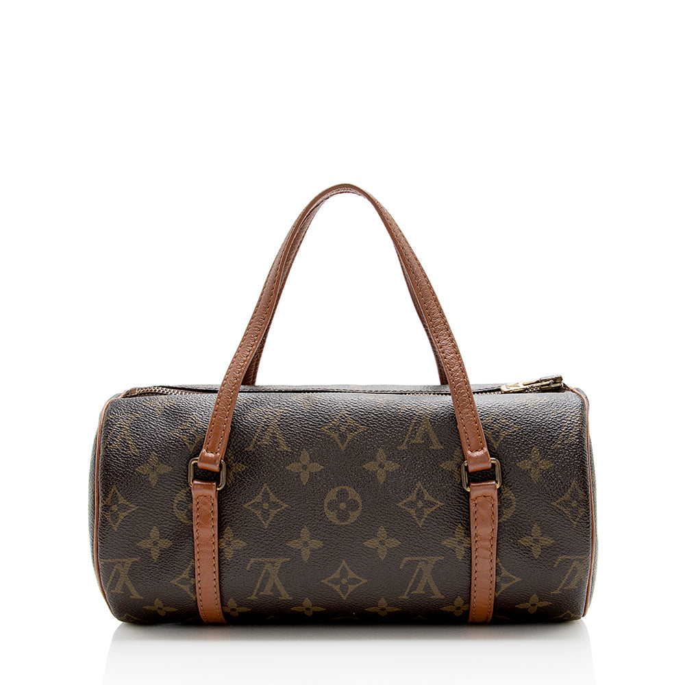 Louis Vuitton Monogram Canvas Papillon 26 Satchel (SHF-13158)