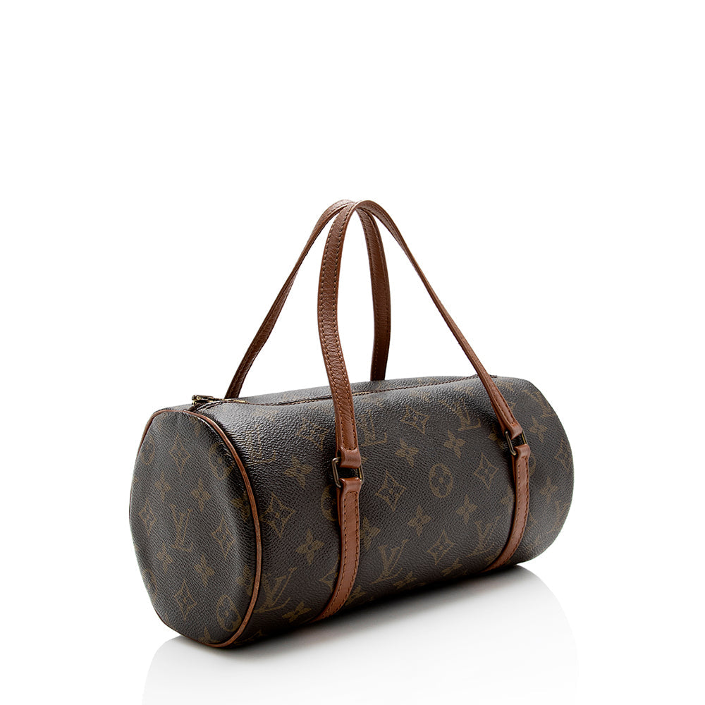 Louis Vuitton Monogram Canvas Papillon 26 Satchel (SHF-13158)
