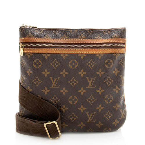 Louis Vuitton Monogram Canvas Pochette Bosphore Messenger Bag (SHF-19140)