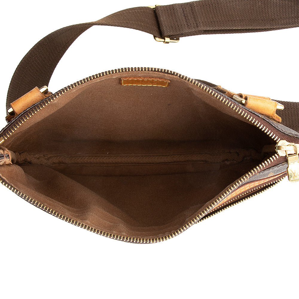 Louis Vuitton Monogram Canvas Pochette Bosphore Messenger Bag (SHF-19140)