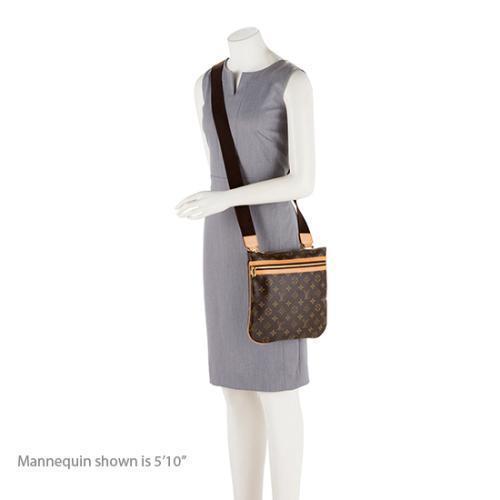 Louis Vuitton Monogram Canvas Pochette Bosphore Messenger Bag (SHF-19140)