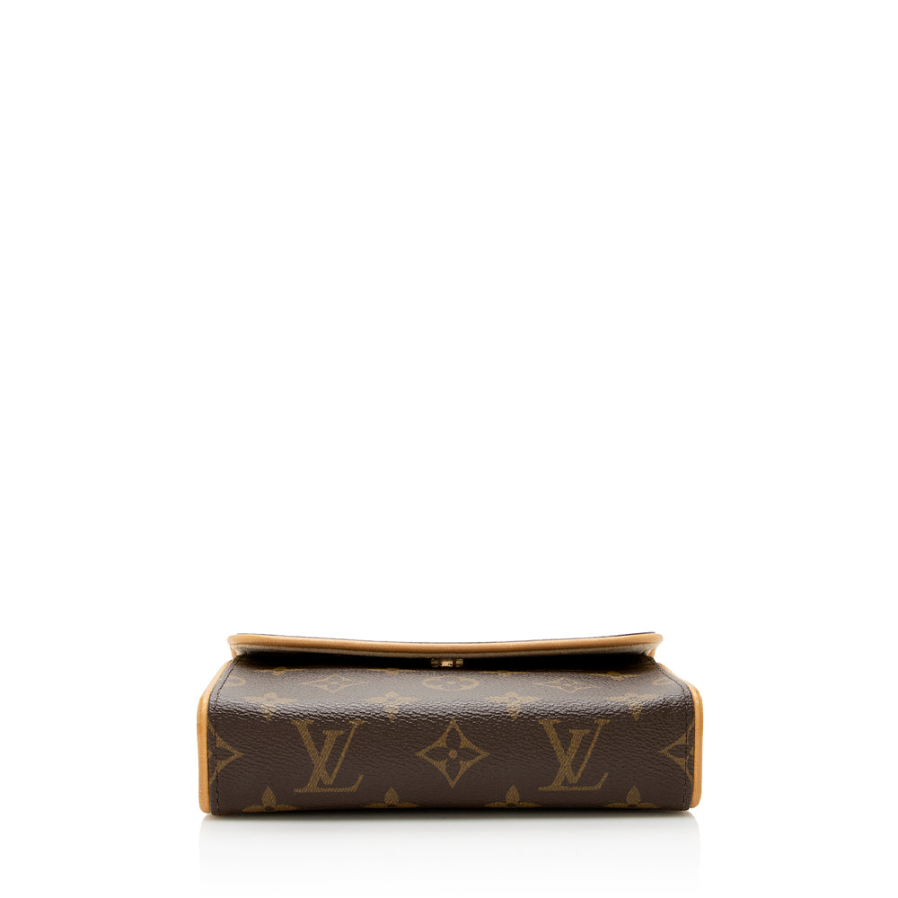 Louis Vuitton Monogram Canvas Pochette Florentine Small Belt Bag - FINAL SALE (SHF-18586)