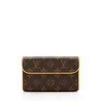 Louis Vuitton Monogram Canvas Pochette Florentine Small Belt Bag - FINAL SALE (SHF-18586)