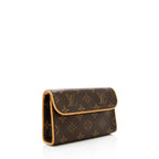 Louis Vuitton Monogram Canvas Pochette Florentine Small Belt Bag - FINAL SALE (SHF-18586)