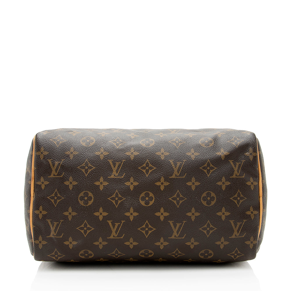 Louis Vuitton Monogram Canvas Speedy 30 Satchel - FINAL SALE (SHF-19129)