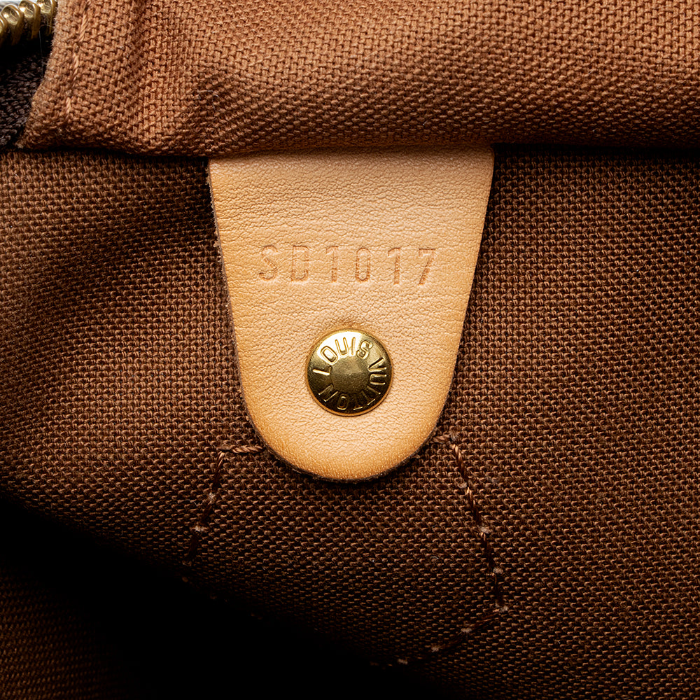 Louis Vuitton Monogram Canvas Speedy 30 Satchel - FINAL SALE (SHF-19129)