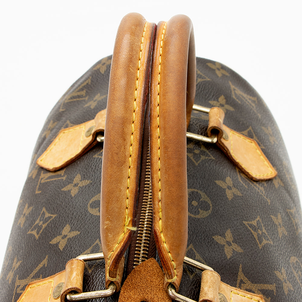 Louis Vuitton Monogram Canvas Speedy 30 Satchel - FINAL SALE (SHF-19129)