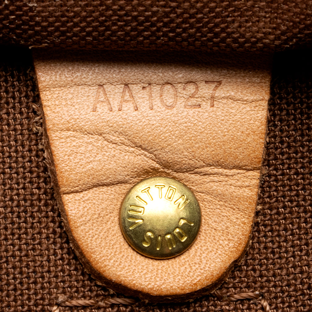 Louis Vuitton Monogram Canvas Speedy 35 Satchel (SHF-18560)