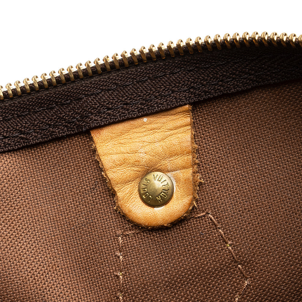 Louis Vuitton Monogram Canvas Speedy 35 Satchel (SHF-18560)