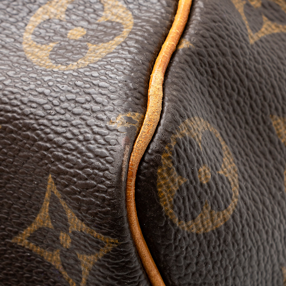 Louis Vuitton Monogram Canvas Speedy 35 Satchel (SHF-18560)