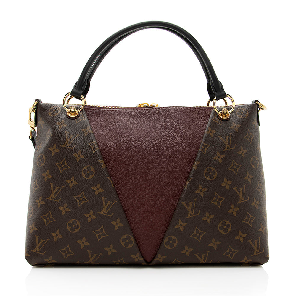 Louis Vuitton Monogram Canvas V Tote MM (SHF-18568)