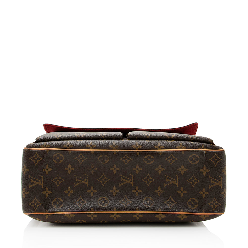 Louis Vuitton Monogram Canvas Viva Cite GM Shoulder Bag (SHF-19067)
