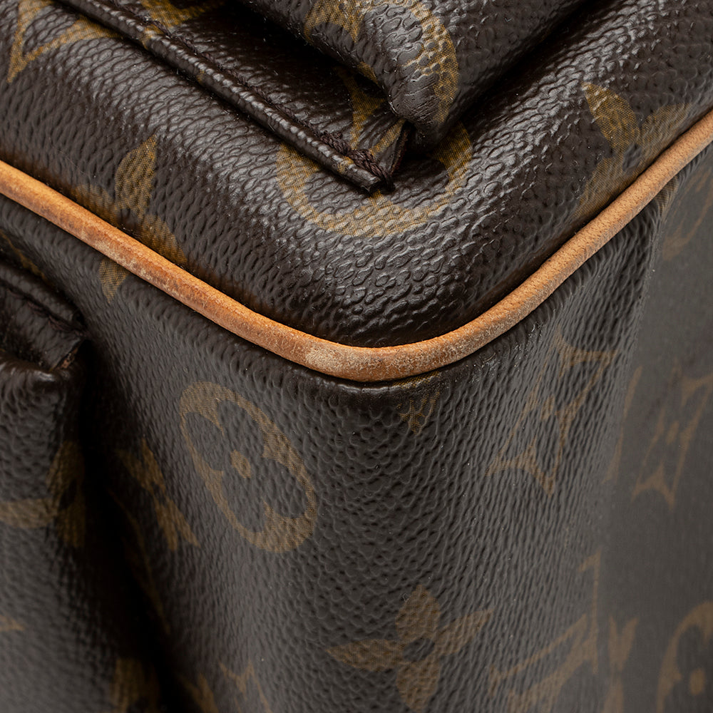 Louis Vuitton Monogram Canvas Viva Cite GM Shoulder Bag (SHF-19067)