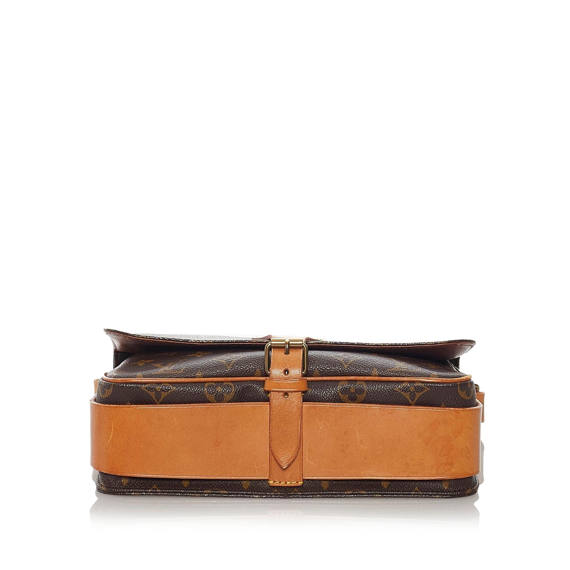 Louis Vuitton Monogram Cartouchiere MM (SHG-28345)