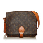 Louis Vuitton Monogram Cartouchiere MM (SHG-29213)