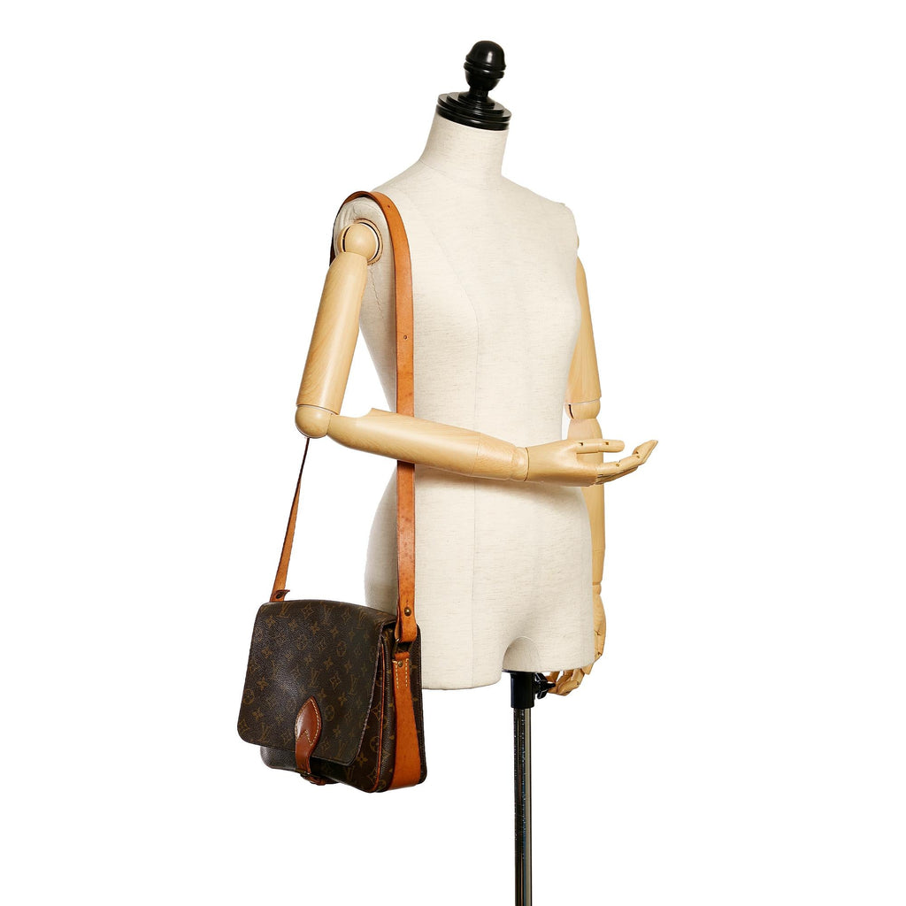 Louis Vuitton Monogram Cartouchiere MM (SHG-29213)