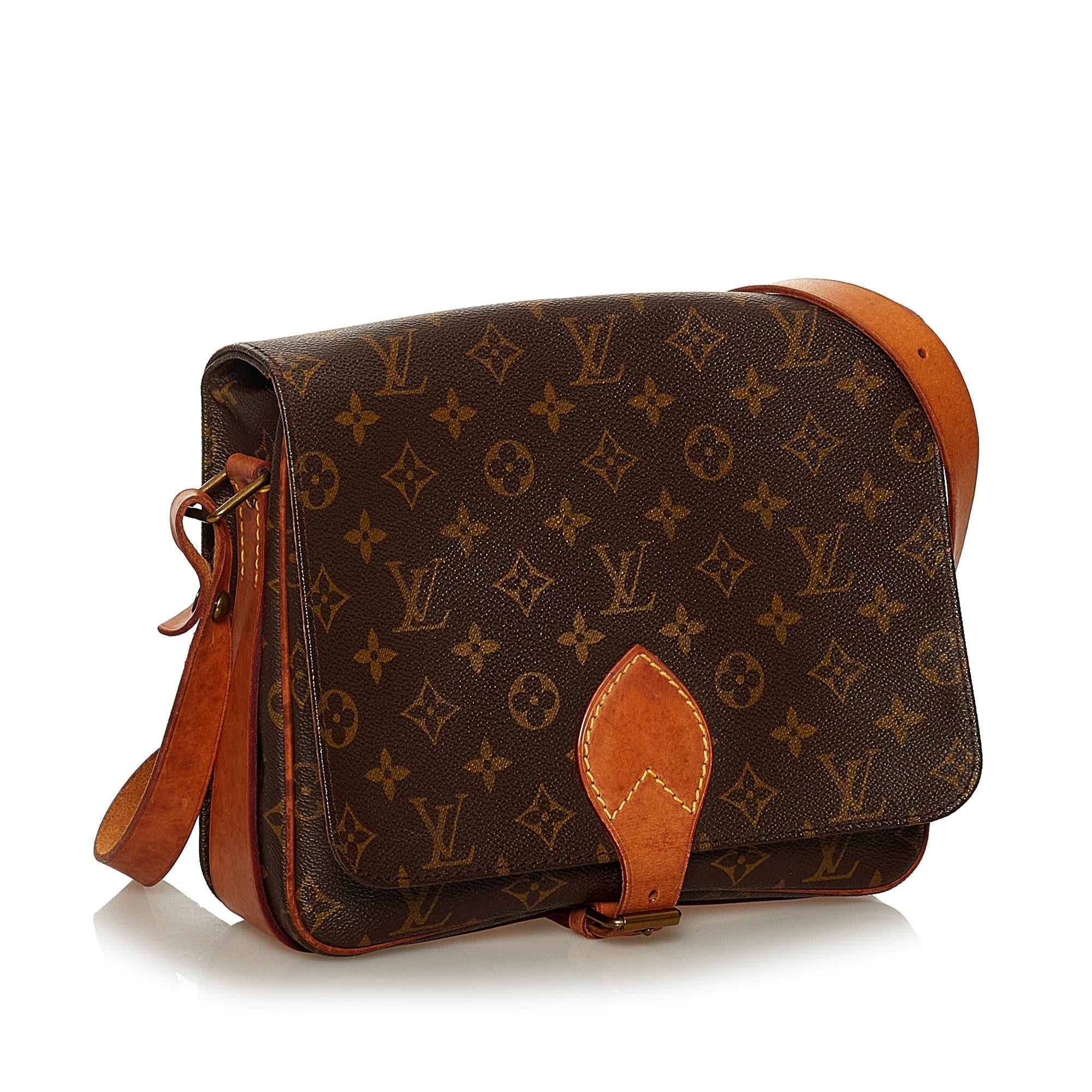 Louis Vuitton Monogram Cartouchiere MM (SHG-29213)