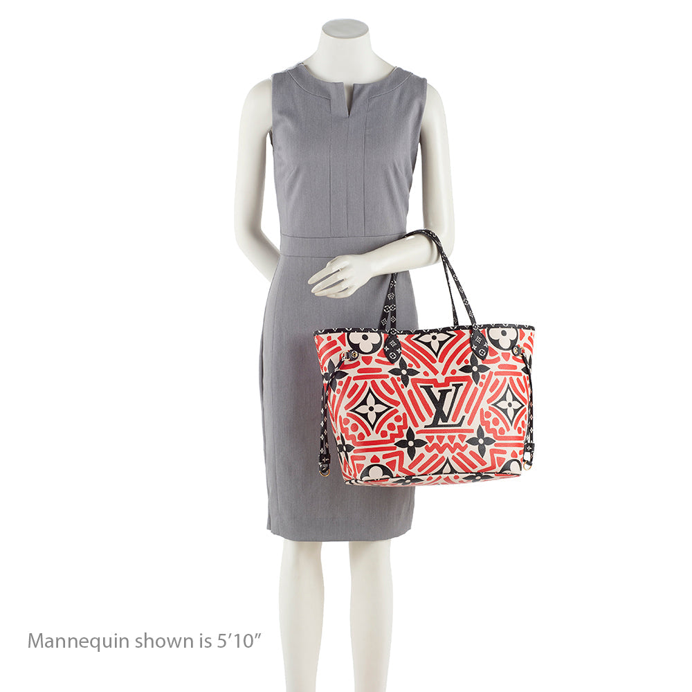 Louis Vuitton Monogram Crafty Neverfull MM Tote (SHF-19035)