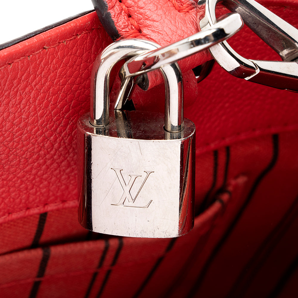 Louis Vuitton Monogram Empreinte Montaigne BB Satchel (SHF-19040)