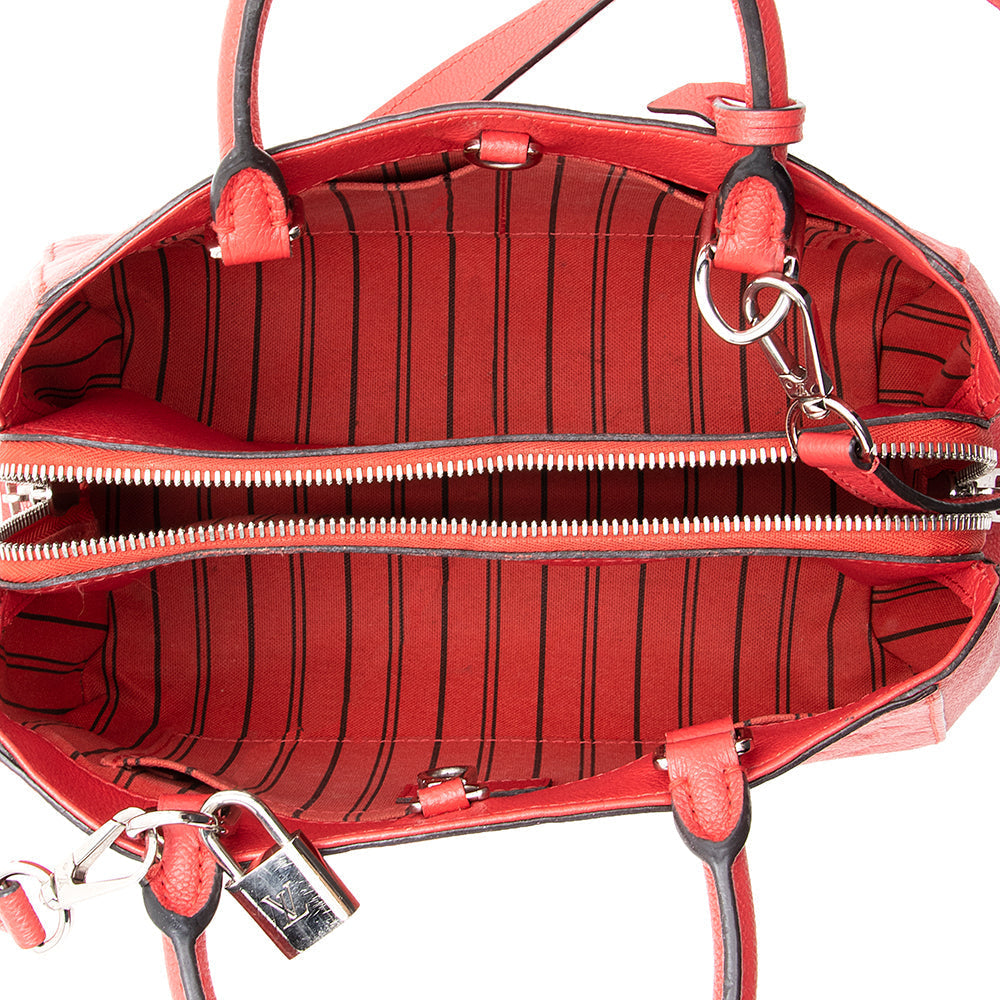 Louis Vuitton Monogram Empreinte Montaigne BB Satchel (SHF-19040)