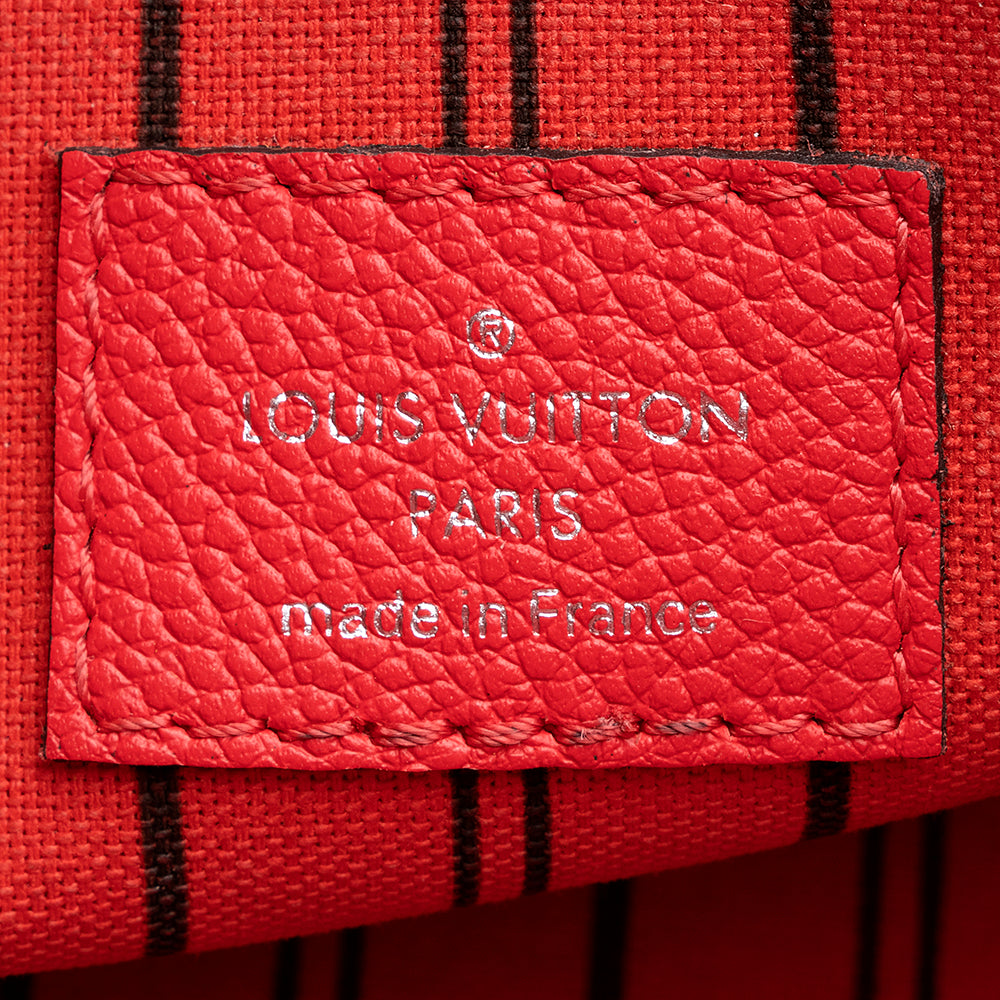Louis Vuitton Monogram Empreinte Montaigne BB Satchel (SHF-19040)