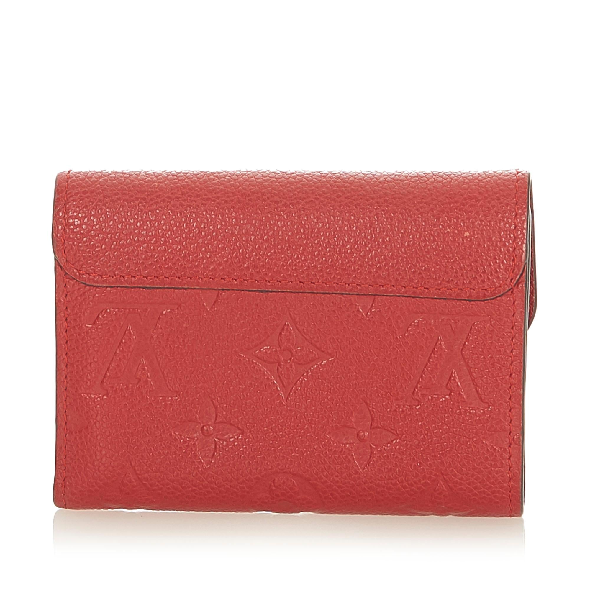 Louis Vuitton Monogram Empreinte Pont-Neuf Wallet (SHG-20065)