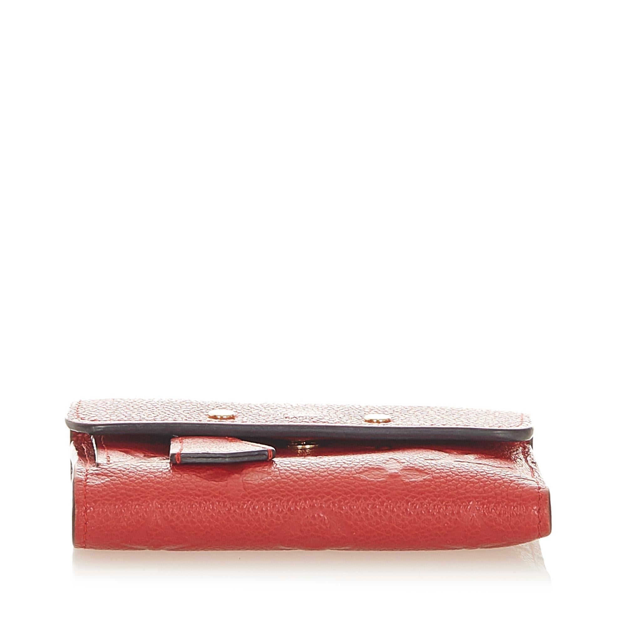 Louis Vuitton Monogram Empreinte Pont-Neuf Wallet (SHG-20065)