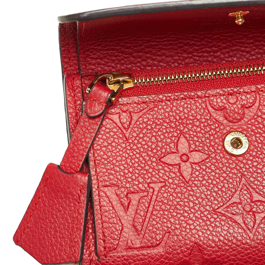 Louis Vuitton Monogram Empreinte Pont-Neuf Wallet (SHG-20065)