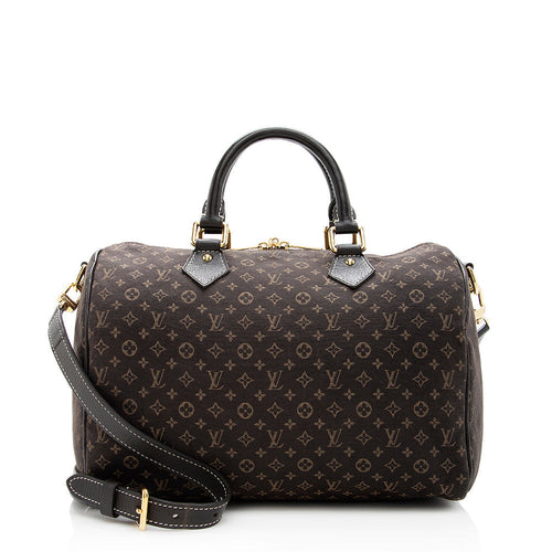 Louis Vuitton Monogram Idylle Speedy Bandouliere 30 Satchel (SHF-18989)