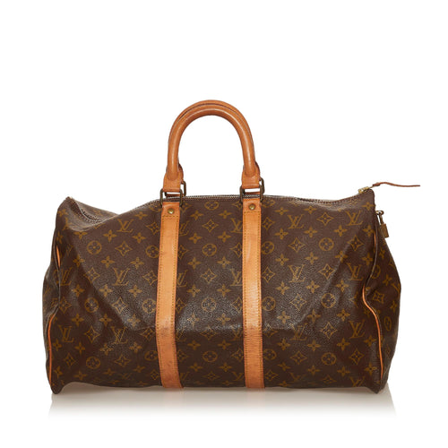 Louis Vuitton Monogram Keepall 45 (SHG-29333)