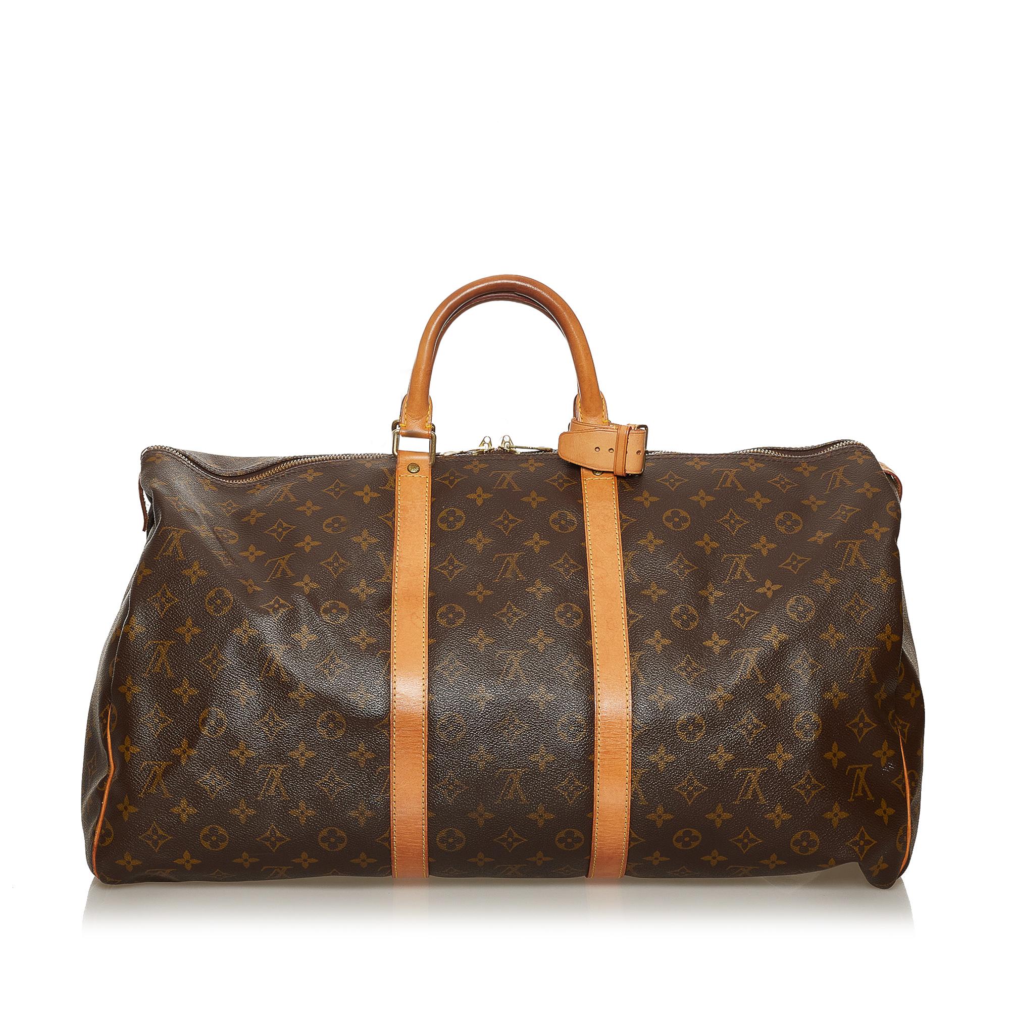 Louis Vuitton Monogram Keepall 55 (SHG-29349)