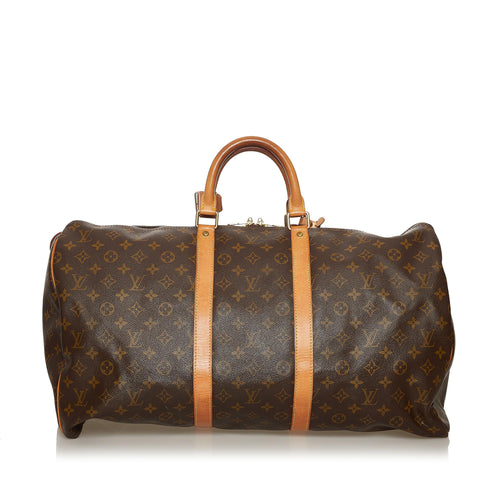 Louis Vuitton Monogram Keepall 55 (SHG-29349)