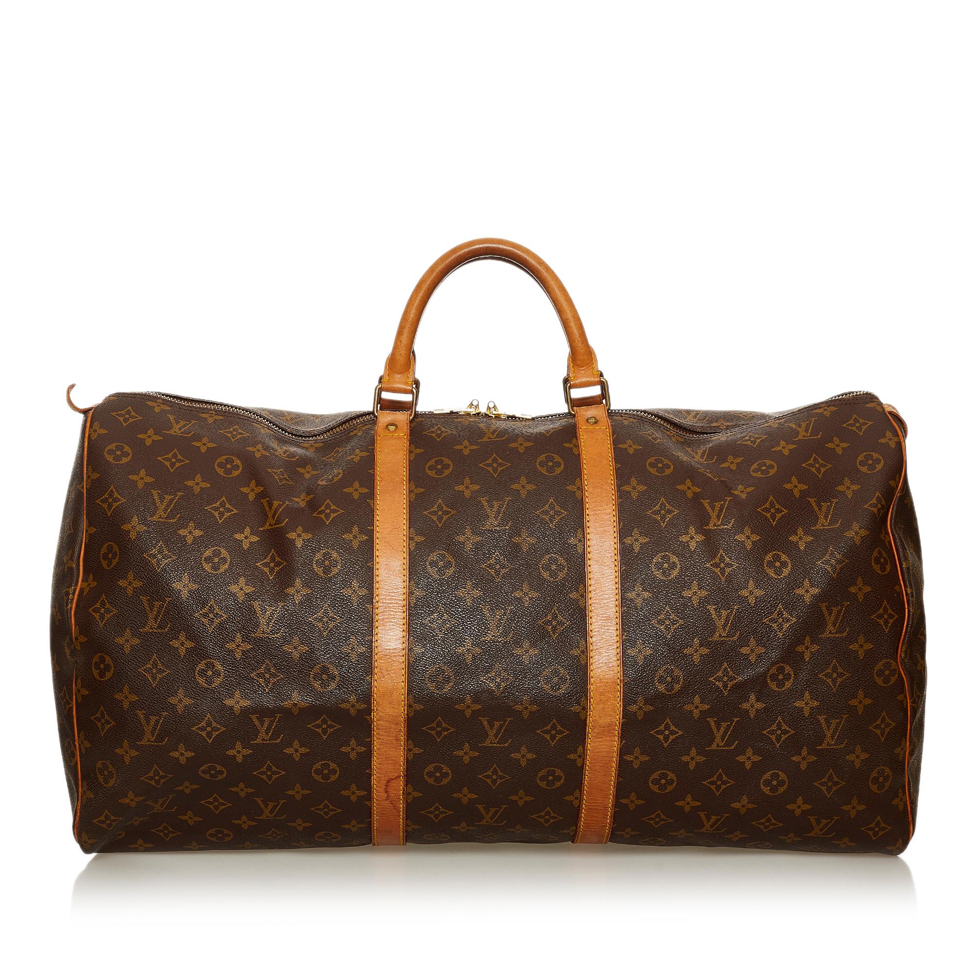 Louis Vuitton Monogram Keepall 60 (SHG-29126)