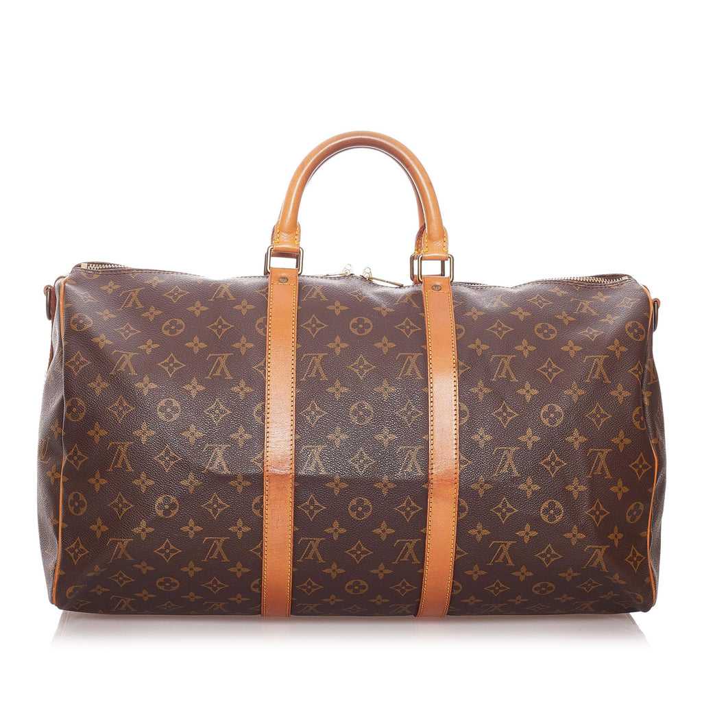 Louis Vuitton Monogram Keepall Bandouliere 50 (SHG-29001)