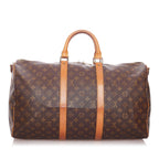 Louis Vuitton Monogram Keepall Bandouliere 50 (SHG-29001)