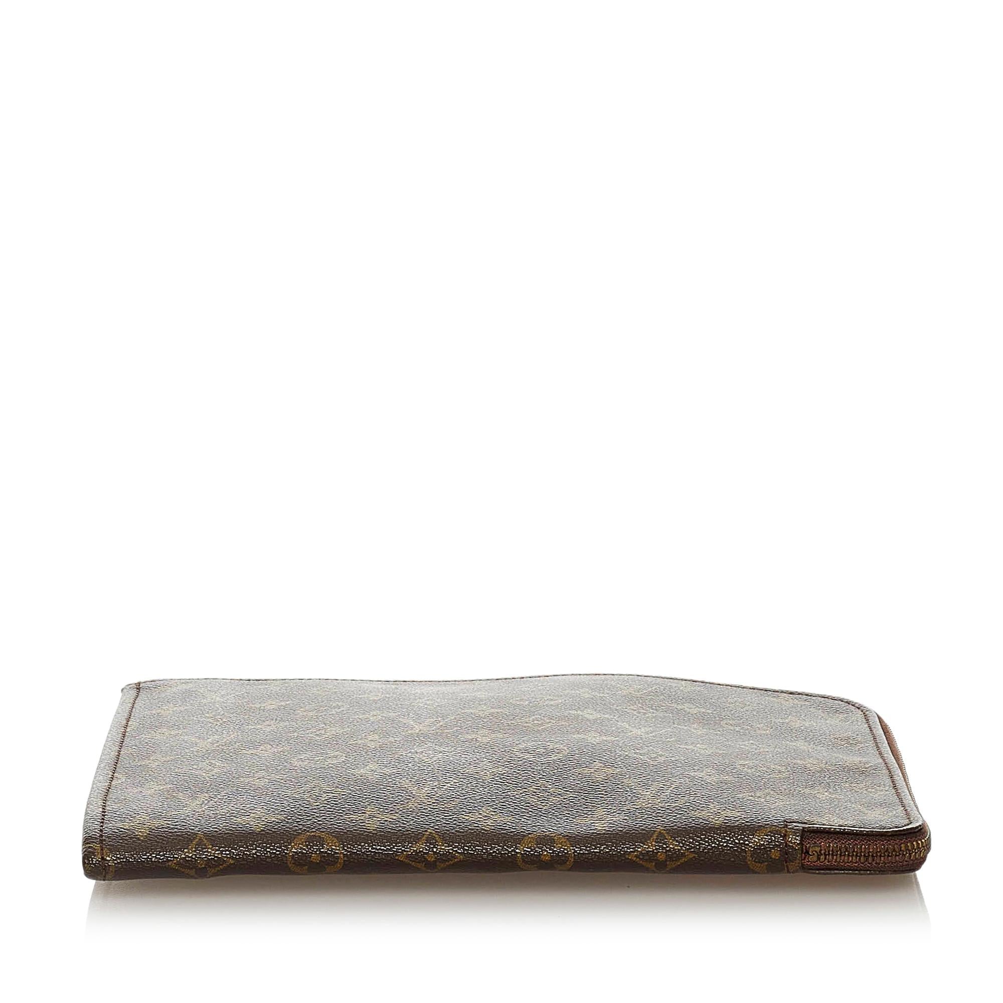 Louis Vuitton Monogram Poche Documents Portfolio (SHG-28982)