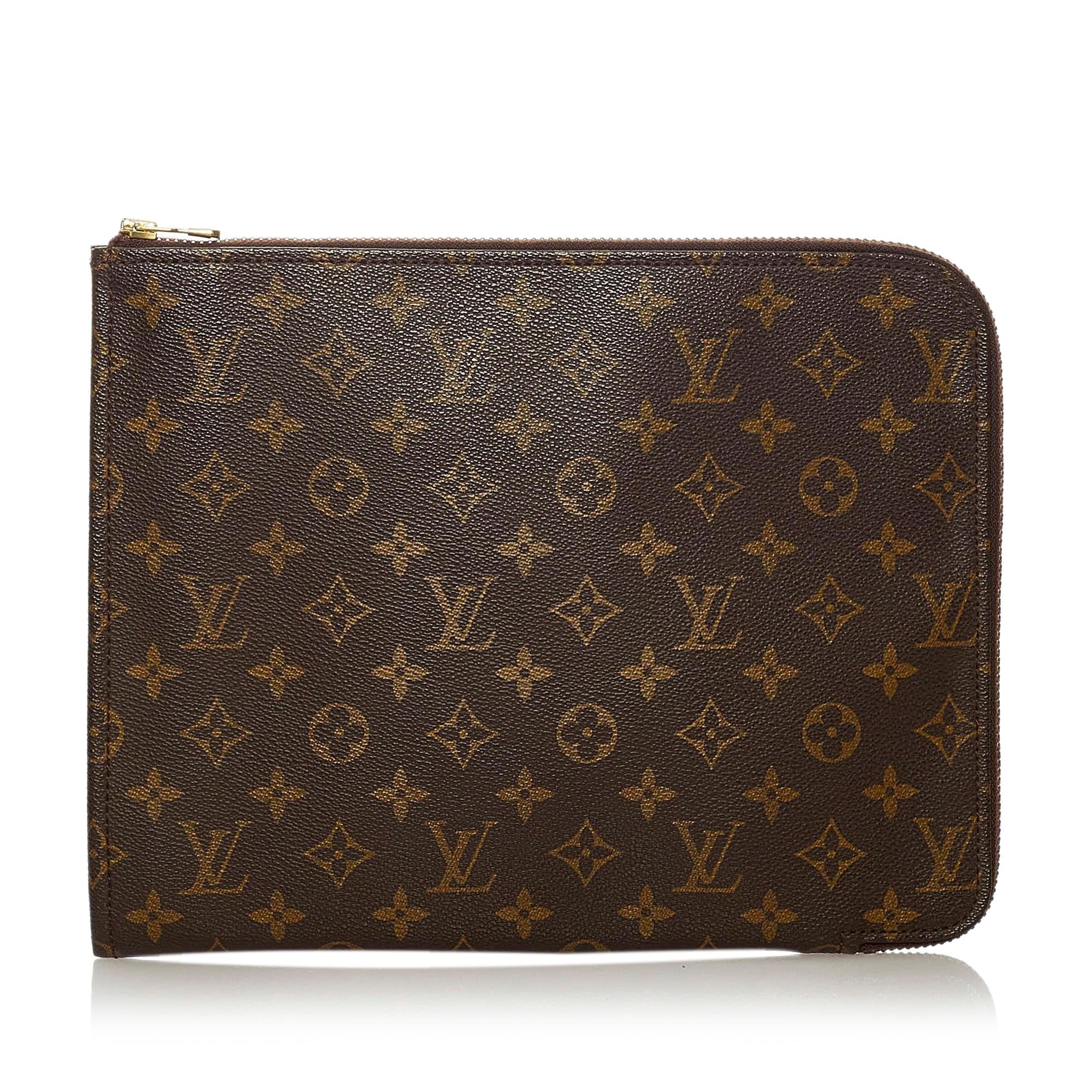 Louis Vuitton Monogram Poche Documents Portfolio (SHG-28982)